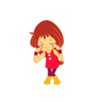 女の子の日常の動作（個別スタンプ：19）
