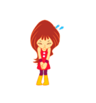 女の子の日常の動作（個別スタンプ：20）