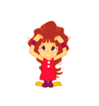 女の子の日常の動作（個別スタンプ：21）