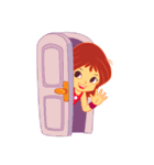 女の子の日常の動作（個別スタンプ：25）