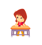 女の子の日常の動作（個別スタンプ：38）