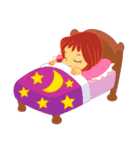 女の子の日常の動作（個別スタンプ：40）