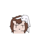 Hazel ＆ Riley（個別スタンプ：34）