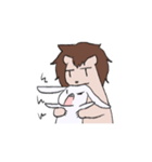 Hazel ＆ Riley（個別スタンプ：35）