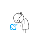 棒人間 。（個別スタンプ：35）