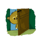 ポポくん , かわいい ブスっぽい くま（個別スタンプ：14）