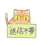 幸せの黄色い猫（個別スタンプ：40）