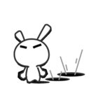 Dissatisfied rabbit（個別スタンプ：1）