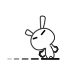 Dissatisfied rabbit（個別スタンプ：6）