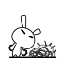 Dissatisfied rabbit（個別スタンプ：7）