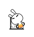 Dissatisfied rabbit（個別スタンプ：8）