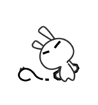 Dissatisfied rabbit（個別スタンプ：9）