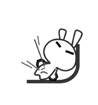 Dissatisfied rabbit（個別スタンプ：10）