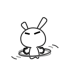 Dissatisfied rabbit（個別スタンプ：20）