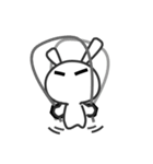 Dissatisfied rabbit（個別スタンプ：21）