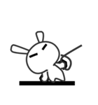 Dissatisfied rabbit（個別スタンプ：24）