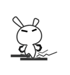 Dissatisfied rabbit（個別スタンプ：25）