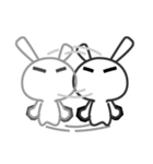 Dissatisfied rabbit（個別スタンプ：29）