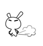 Dissatisfied rabbit（個別スタンプ：32）