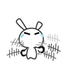 Dissatisfied rabbit（個別スタンプ：37）