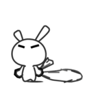 Dissatisfied rabbit（個別スタンプ：40）