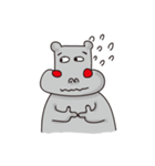Apple Hippo（個別スタンプ：17）