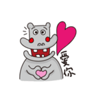 Apple Hippo（個別スタンプ：18）