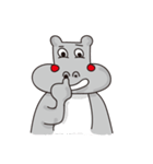 Apple Hippo（個別スタンプ：22）
