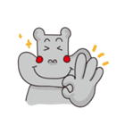 Apple Hippo（個別スタンプ：28）