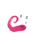 roundworms family（個別スタンプ：3）