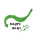 roundworms family（個別スタンプ：14）