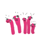 roundworms family（個別スタンプ：17）