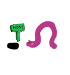 roundworms family（個別スタンプ：18）