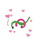 roundworms family（個別スタンプ：32）