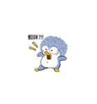 Bouffant Penguin（個別スタンプ：7）
