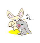 フェネッくんとブタギちゃん（個別スタンプ：4）