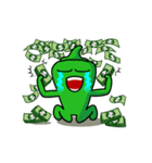House Okra~ moving up^^（個別スタンプ：19）