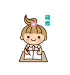 ヘルパー あおいちゃん（個別スタンプ：3）