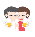 PJ | Cute Gay Couple 02（個別スタンプ：14）