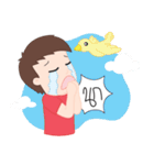 PJ | Cute Gay Couple 02（個別スタンプ：35）