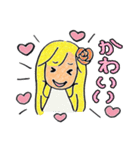 金運アップ♡妖精ヒナココっち（個別スタンプ：14）