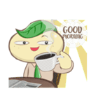 Leafy : The Energetic Business Man（個別スタンプ：2）