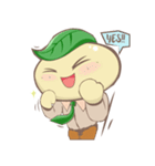 Leafy : The Energetic Business Man（個別スタンプ：3）
