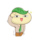Leafy : The Energetic Business Man（個別スタンプ：4）