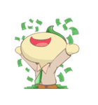 Leafy : The Energetic Business Man（個別スタンプ：6）
