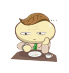 Leafy : The Energetic Business Man（個別スタンプ：11）