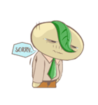 Leafy : The Energetic Business Man（個別スタンプ：12）