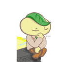 Leafy : The Energetic Business Man（個別スタンプ：15）