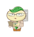 Leafy : The Energetic Business Man（個別スタンプ：17）