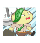 Leafy : The Energetic Business Man（個別スタンプ：20）